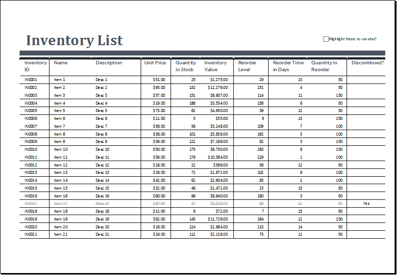 10 Free Inventory Templates For Excel Sheets And Clickup Lists