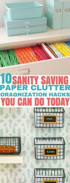 10 Sanity Saving Ways To Organize Your Paper Clutter Balancing Bucks