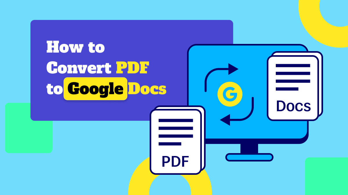 3 Methods To Convert Pdf To Google Docs With Original Format