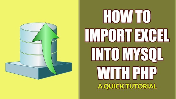 3 Steps To Import Excel Spreadsheet Into Mysql With Php Youtube