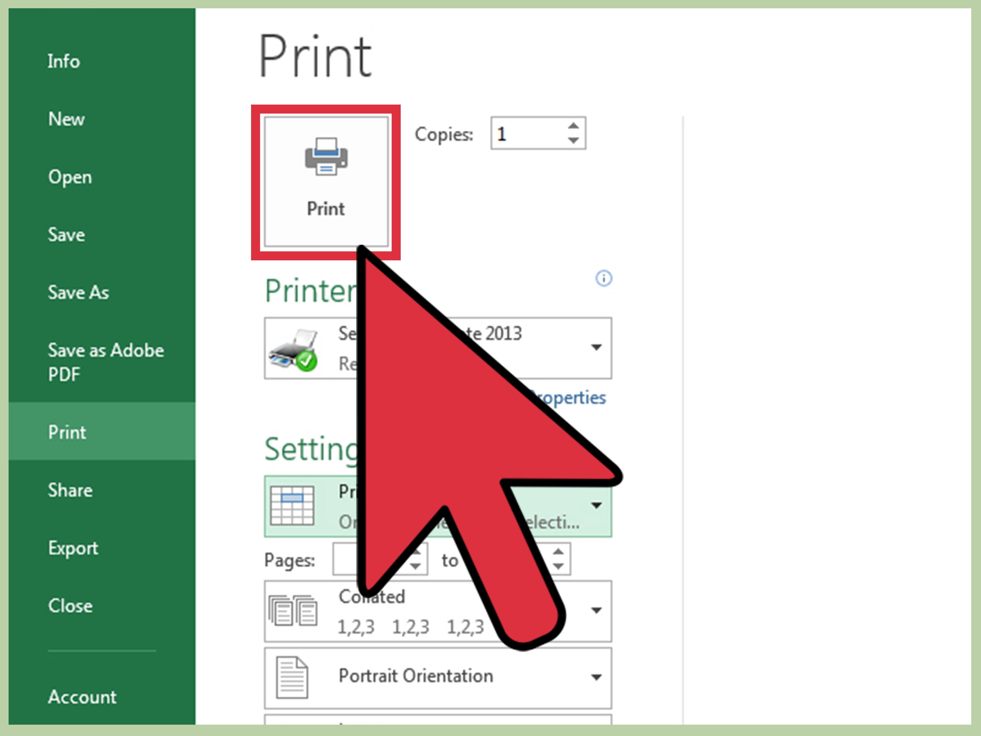 3 Ways To Print Part Of An Excel Spreadsheet Wikihow