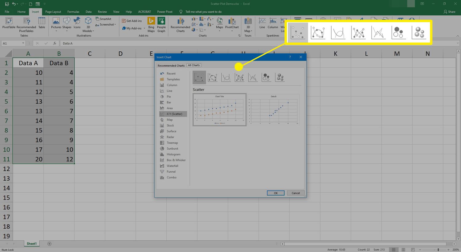 4 Data Set Xy Scatter Plot Excel Hisazoo