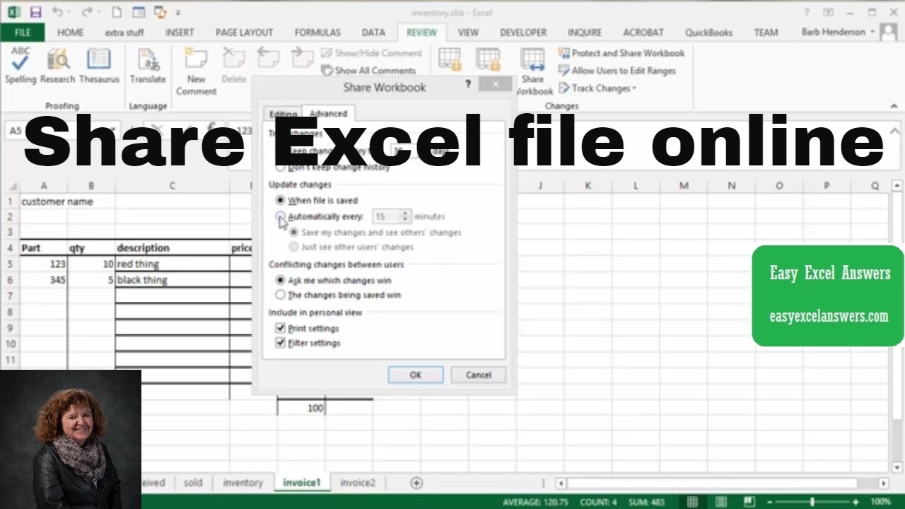 4 Ways To Save An Excel File Youtube