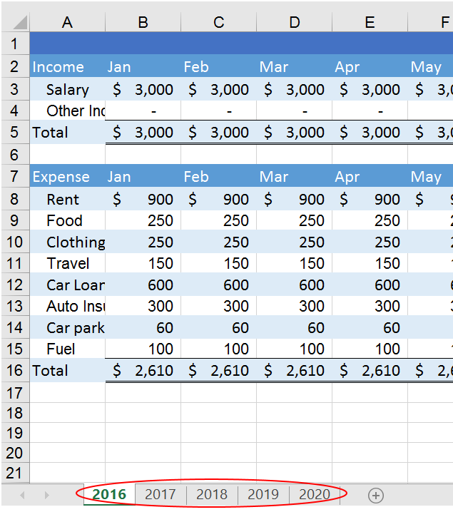 602 Grouping Worksheets In Excel 2016 Youtube