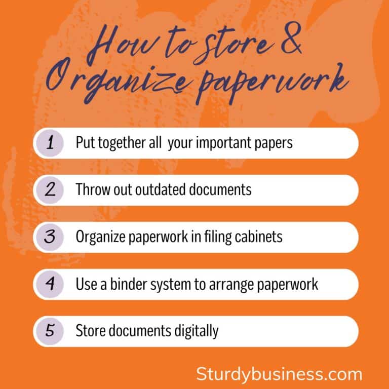 7 Safe Ways To Store And Organize Paperwork And Documents