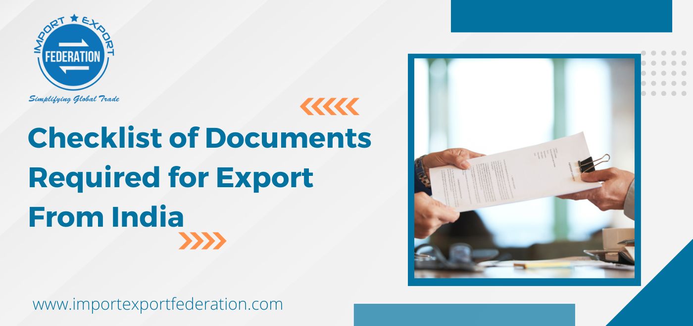 A Complete Guide To Export Documents And Certifications The Import