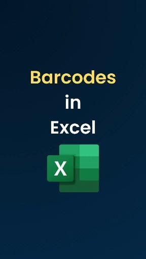 Add Barcodes In Excel Easily With This Trick Video In 2024