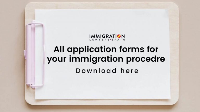 All Application Forms For Your Immigration Procedure In Spain