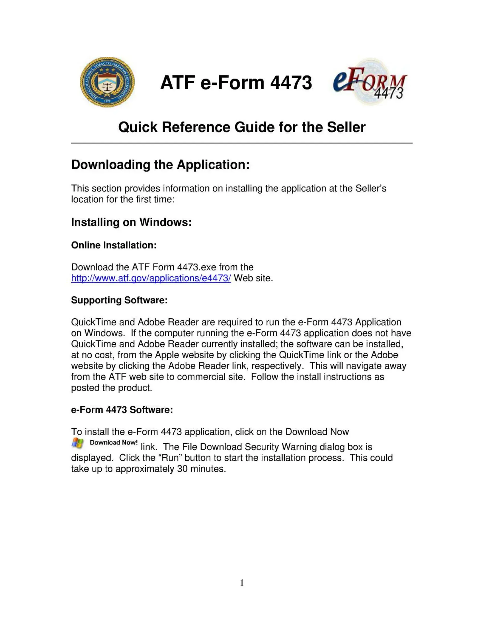 Atf Form 4473 Fill Out Printable Pdf Forms Online