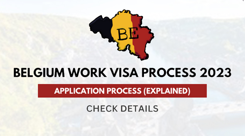 Belgium Embassy Document Legalization Process Study Visa Work Visa