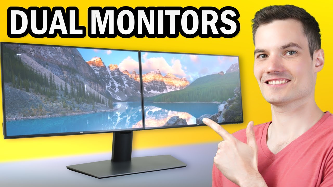 Best Way To Setup My Dual Monitors Youtube