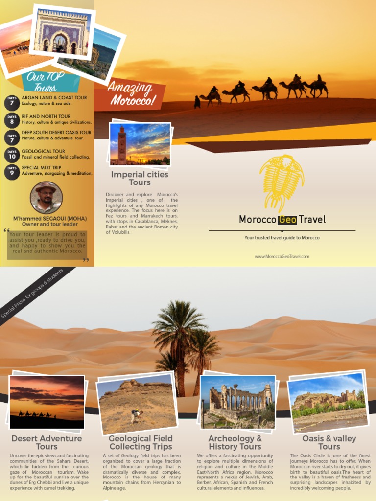 Brochure Morocco Geo Travel Morocco North Africa