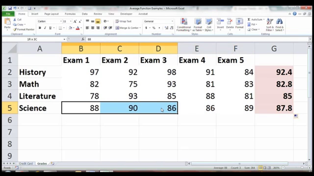 Calculating Percentages In Excel 2010 2013 2016 Youtube