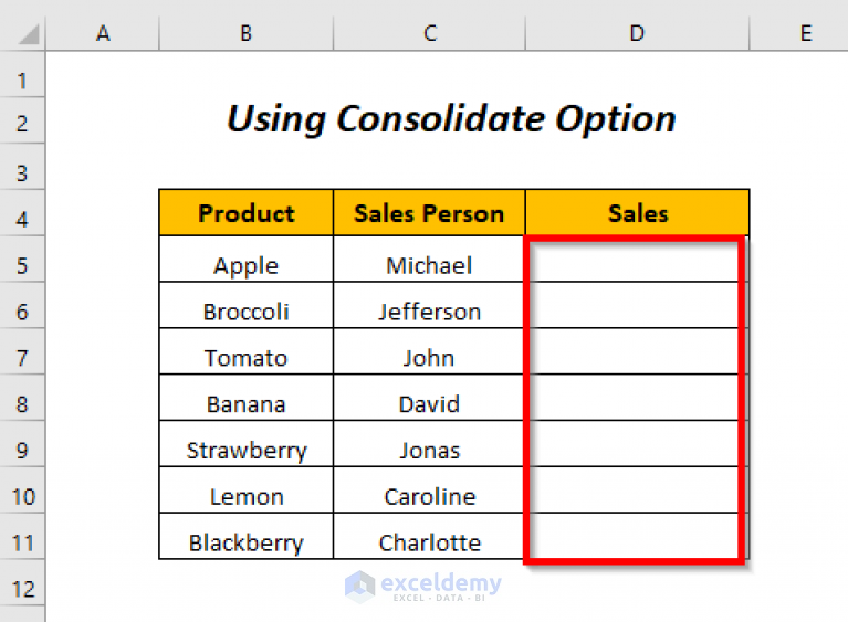 How to Combine Sheets in Excel Easily