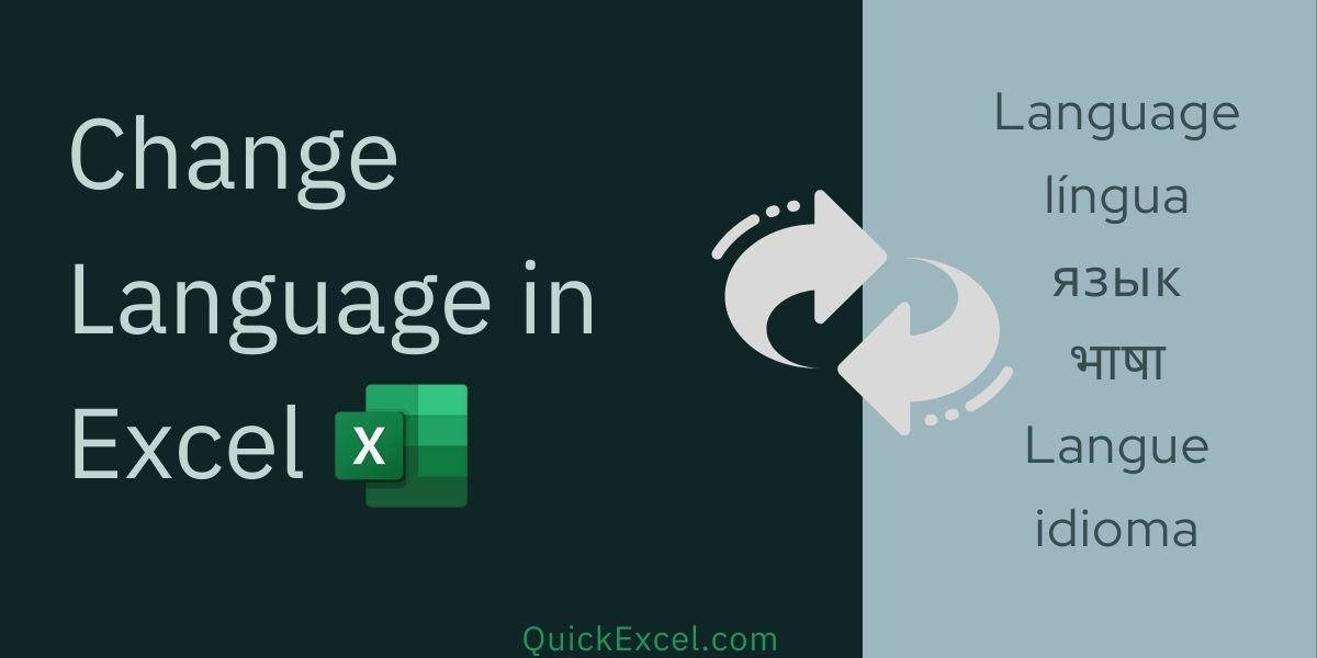 How to Easily Change the Language in Excel Sheets