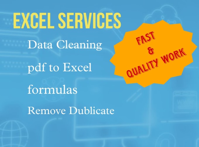 Clean Your Excel Sheets By Ankitabharti614 Fiverr