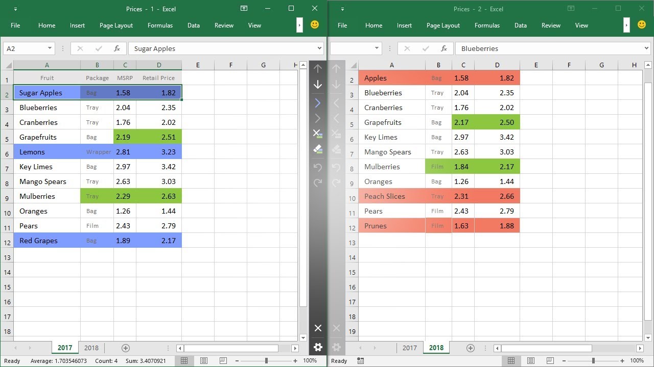 Compare Two Excel Sheets For Differences In Values Mac Gigafoo