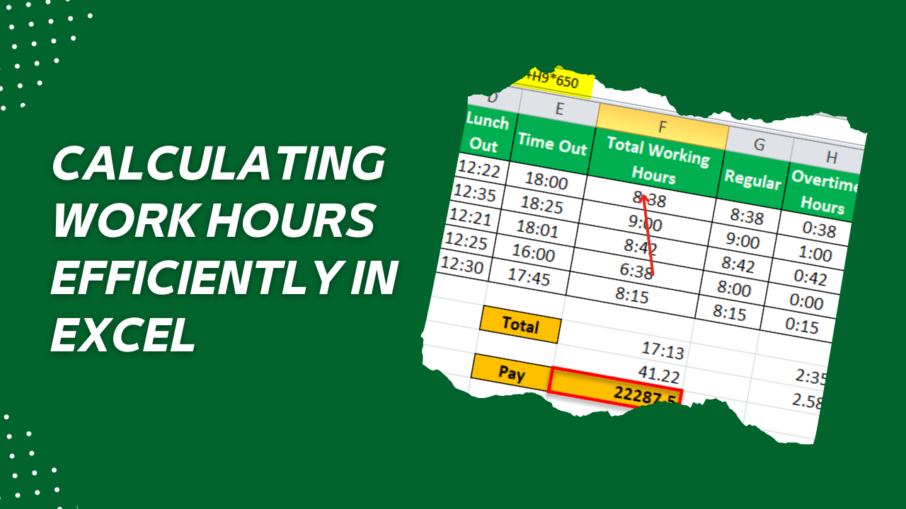 Comprehensive Guide Calculating Work Hours Efficiently In Excel