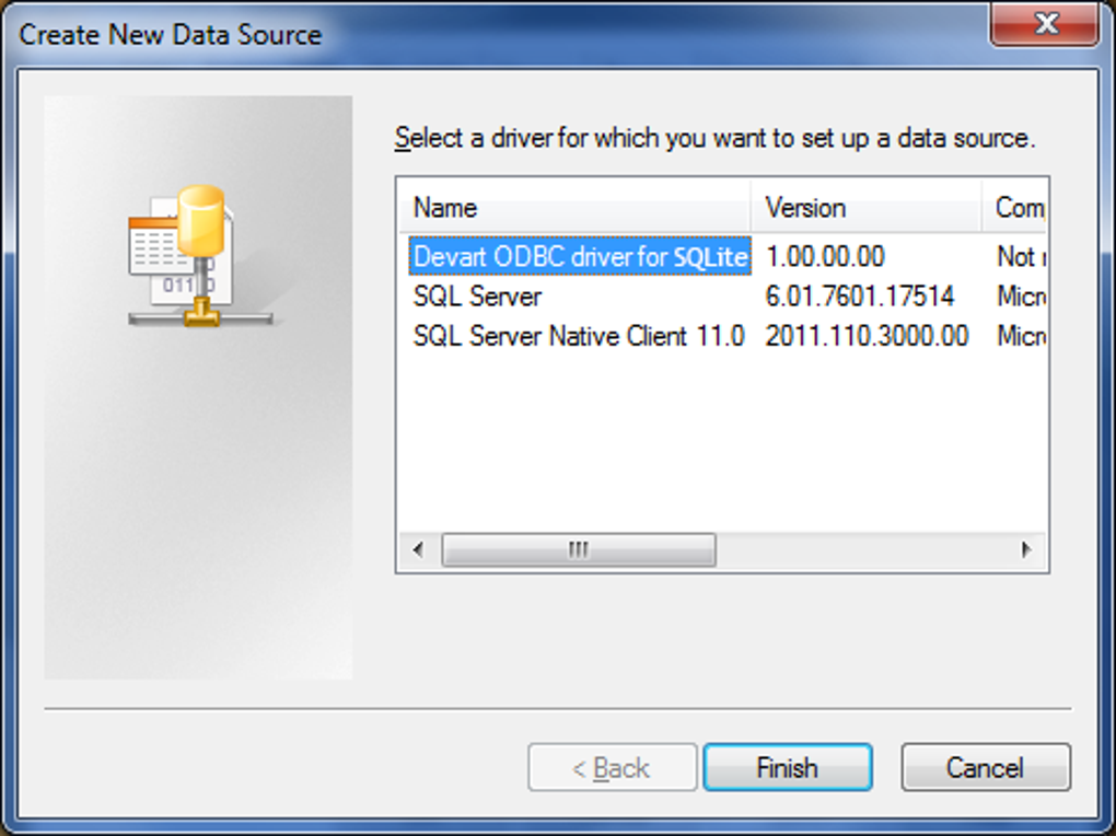 Connecting Excel To Sqlite Via Odbc Driver