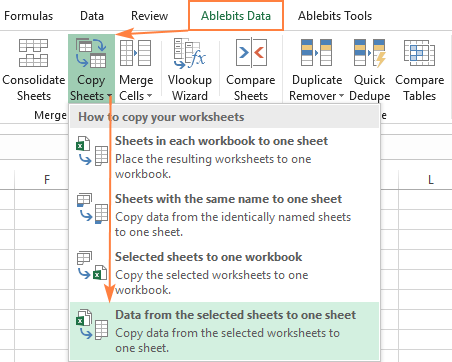 Consolidate In Excel Merge Multiple Sheets Into One Ablebits Com How