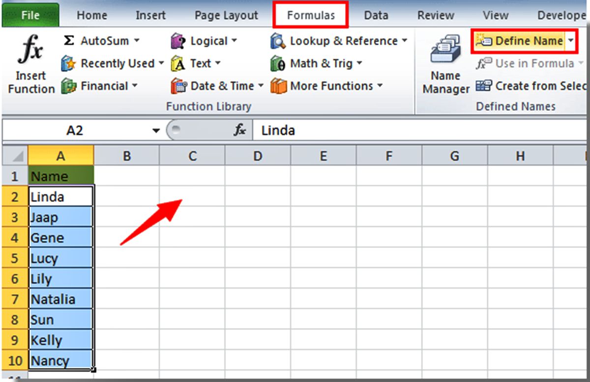 Create A Drop Down List In Excel From Another Worksheet Citizenside