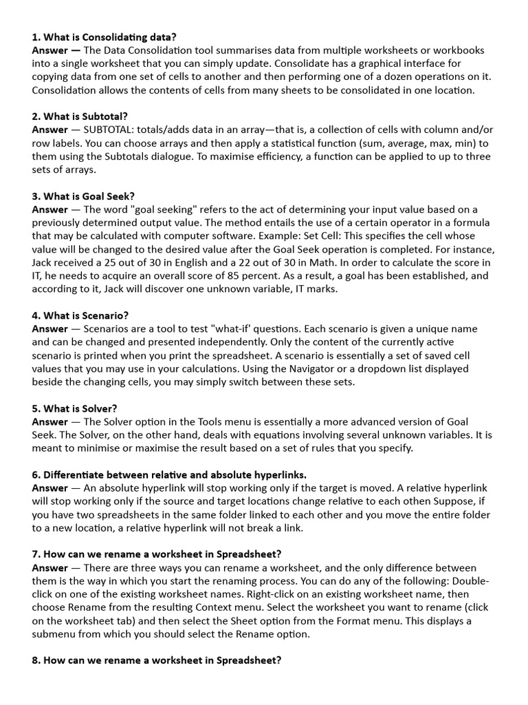 Create A Spreadsheet Session 1 Practical Demonstration Unit 4B Electronic Spreadsheet Class