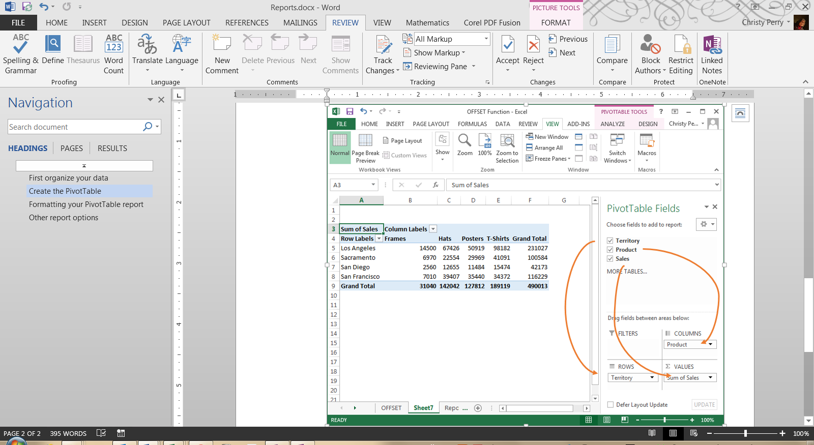 Create Excel Reports