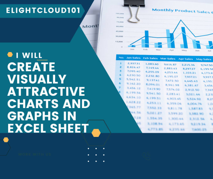 Create Visually Attractive Charts And Graphs In Excel Sheet By Elightcloud101 Fiverr