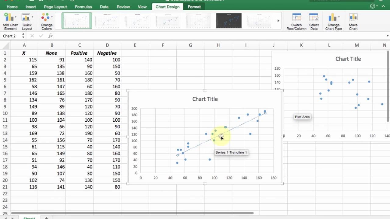 Creating An Xy Scatter Plot In Excel Creating A Scatter Plot In Excel