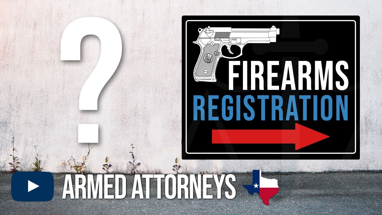 Do I Have To Register A Gun In My Name Gun Registry Explained