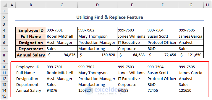 Easily Swap Cells Rows Columns Or Ranges In Excel