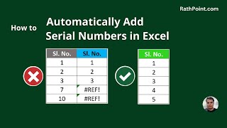 Effortlessly Organize Your Data How To Insert Serial Numbers In Excel