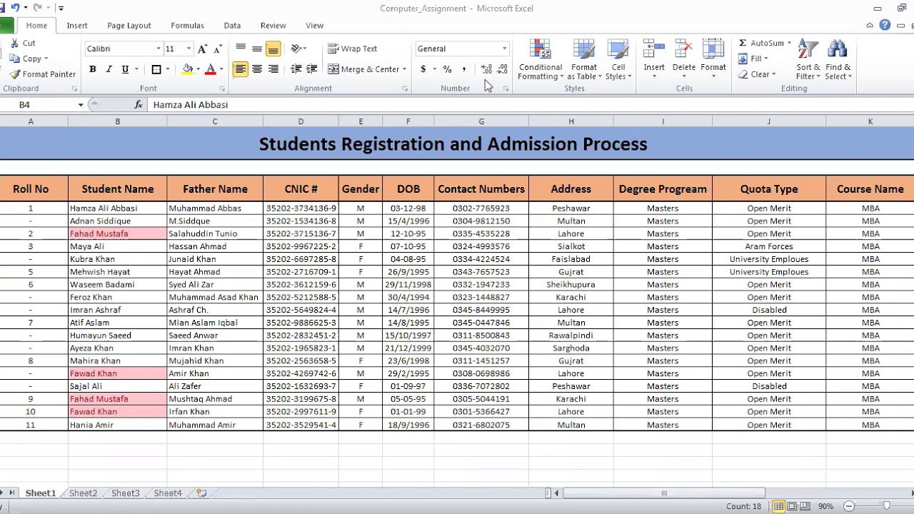 Excel Assignment 7 Review How To Youtube