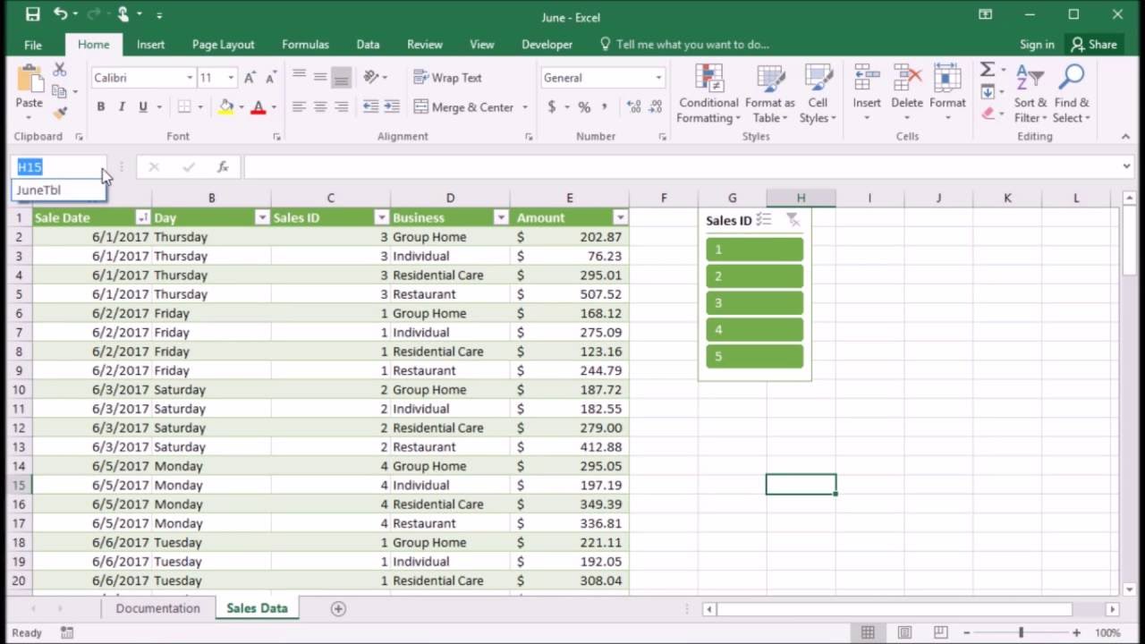 Excel Converting A Table To A Range Youtube