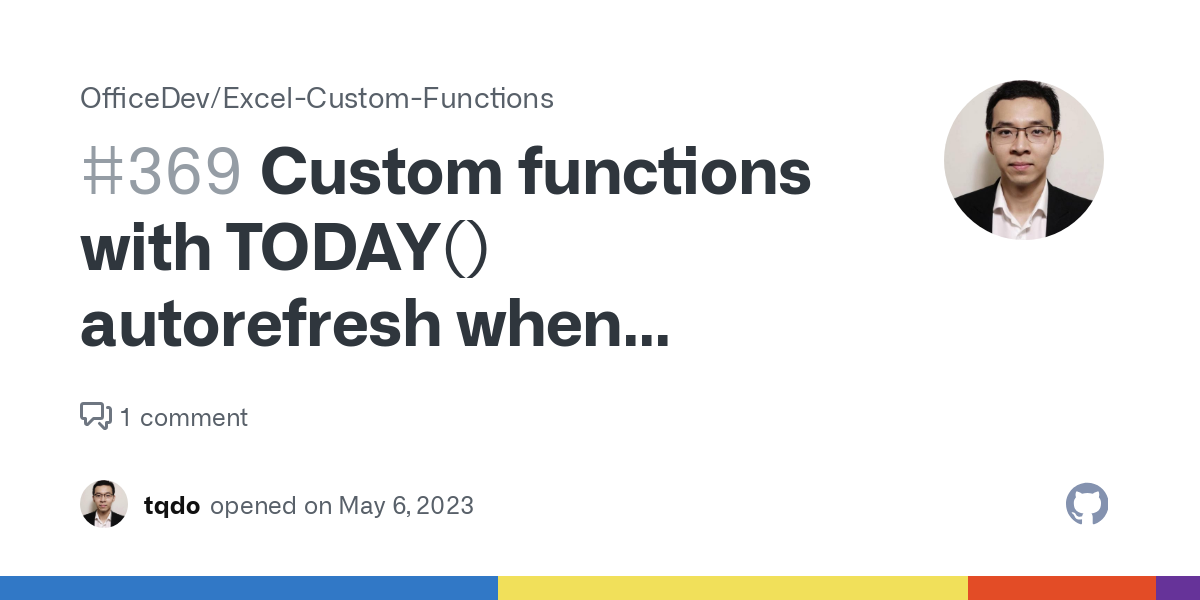 Excel Custom Functions Calculation Issues Sometimes Showing Calc And Quite Often Crashing