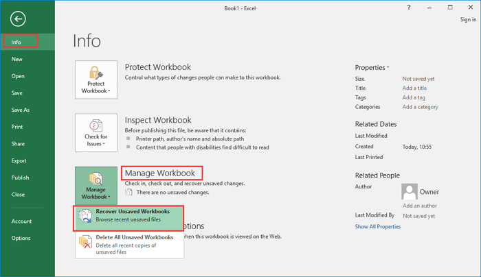 Excel File Disappeared How To Recover Excel 2016 2013 Easeus