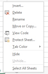 Excel How To Hide Worksheet