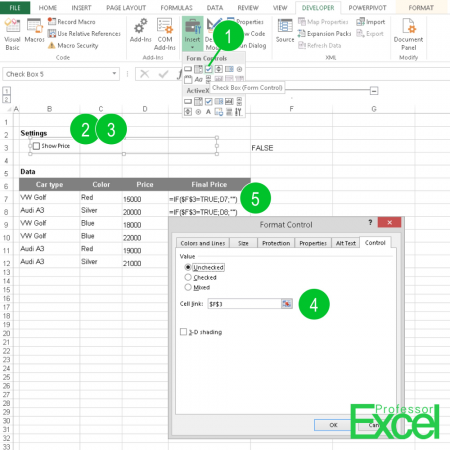 Excel Insert Button How To Insert A Button In Excel With Examples