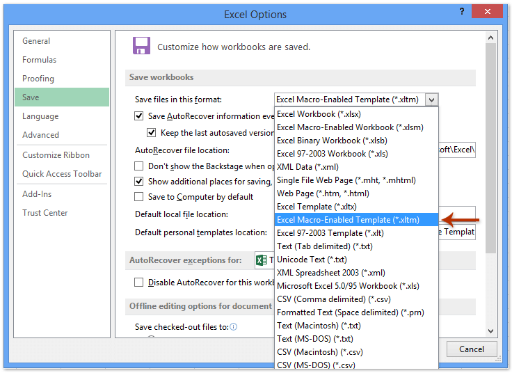 Excel Macro Templates