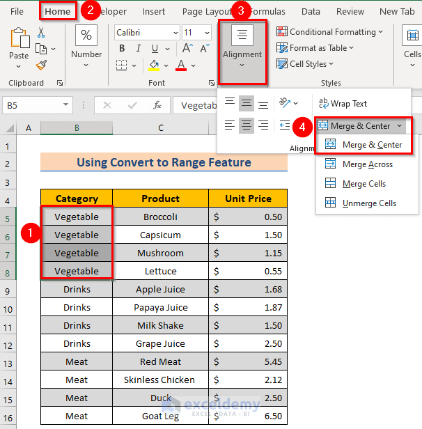 Excel Merge Cells How To Merge Cells In Excel Youtube