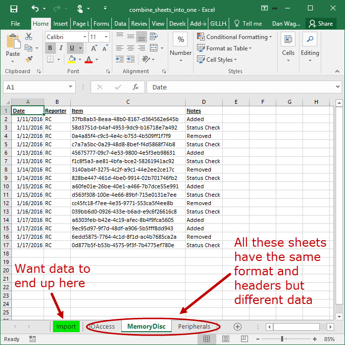 Excel Merge Worksheets Into Single Worksheet