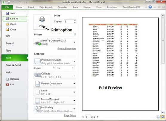 Excel Printing Worksheets In Excel Tutorial Desk