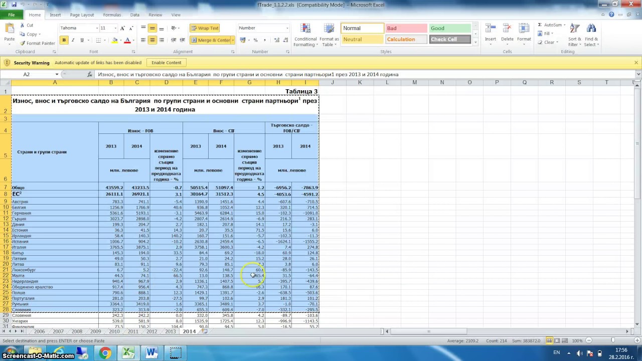 Excel Tabelle In Word