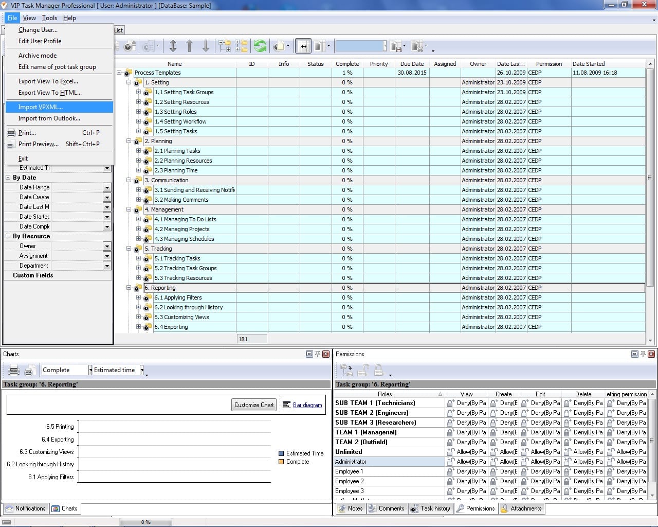 Excel Task Tracking Template