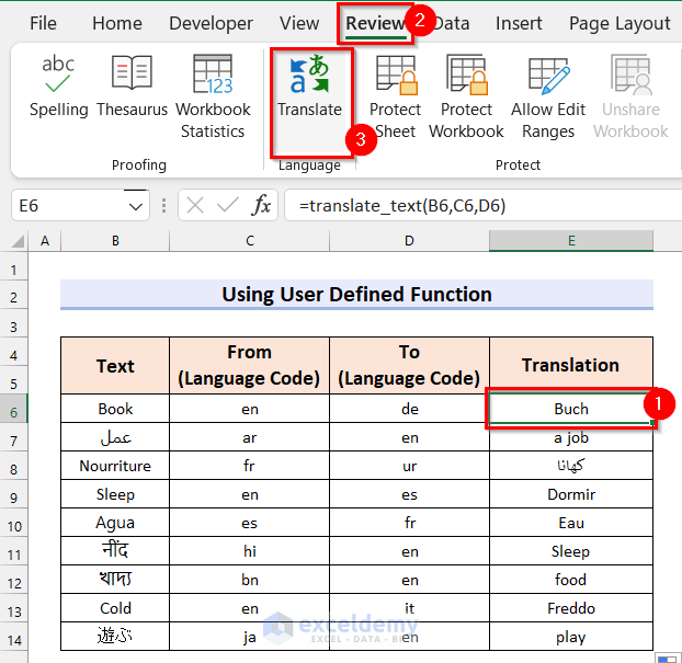 Excel Translate Language Formula Translate English List Into Marathi