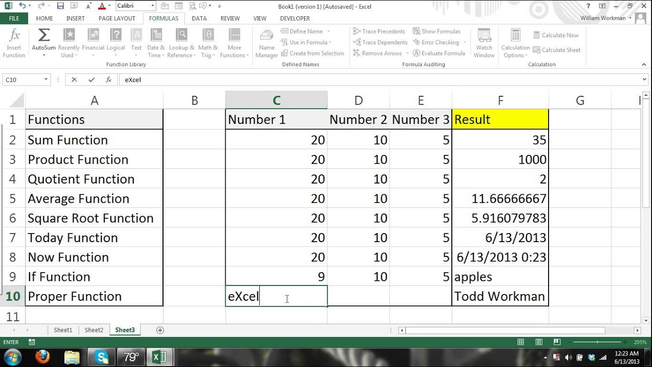 Excel Tutorial How To Copy Formulas In Excel