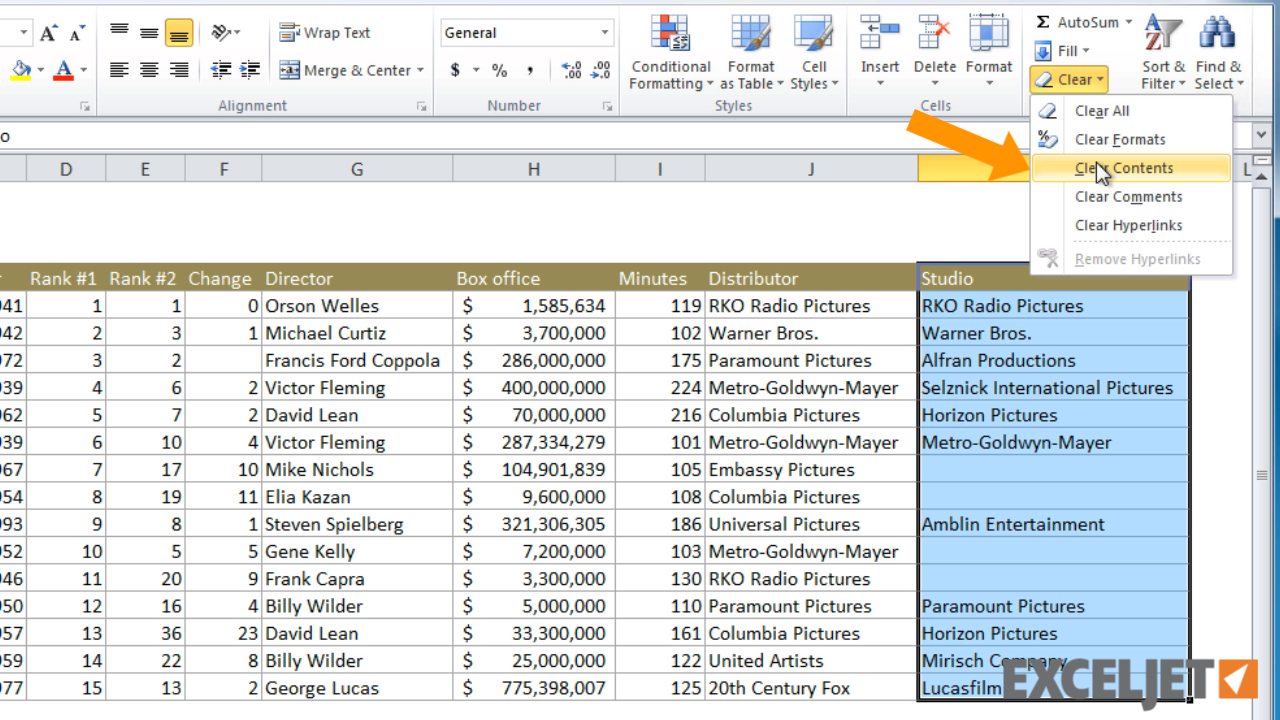 Excel Tutorial How To Delete Data In Excel Riset