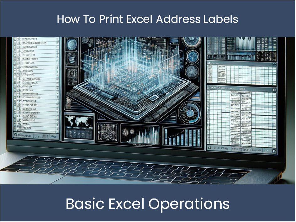 Excel Tutorial How To Print Excel Address Labels Excel Dashboards Com