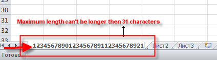 Excel Worksheet Name Length Limit