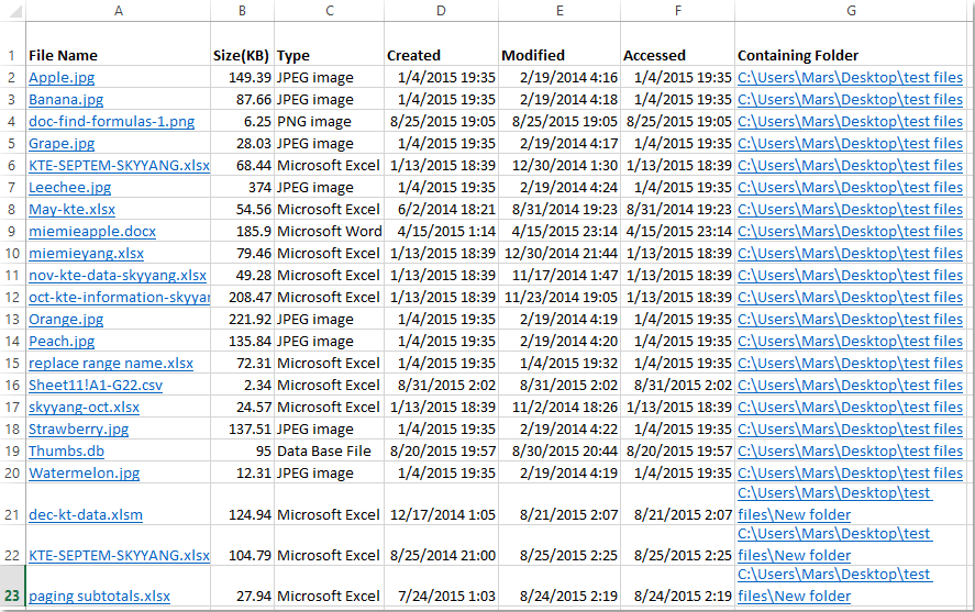 Export List Of File Names To Excel Printable Templates Free